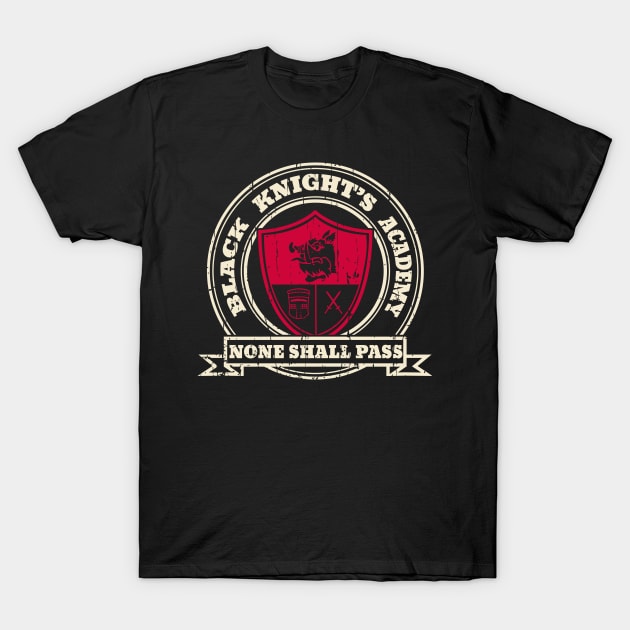 Black Knight Academy T-Shirt by Piercek25